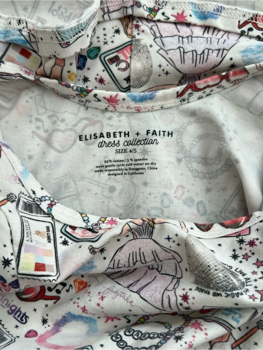 Elisabeth + Faith Taylor Swift ERAS inspired twirl dress